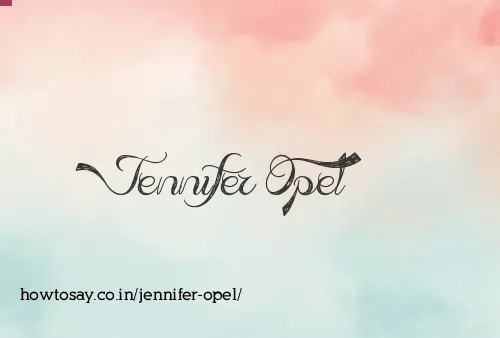 Jennifer Opel