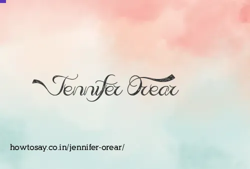 Jennifer Orear