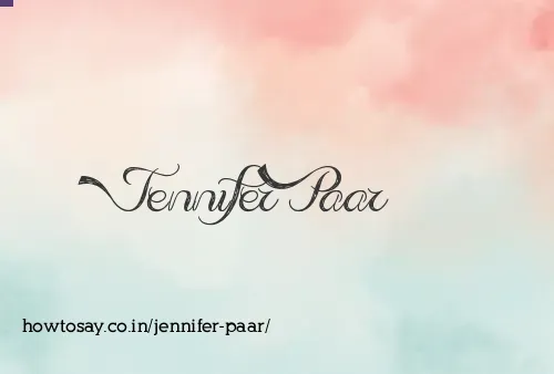 Jennifer Paar