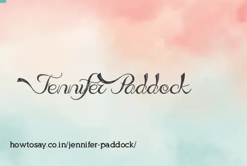 Jennifer Paddock