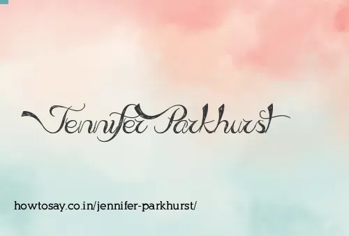 Jennifer Parkhurst