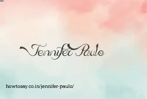 Jennifer Paulo