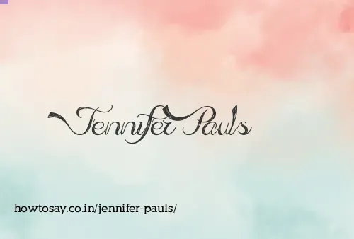 Jennifer Pauls