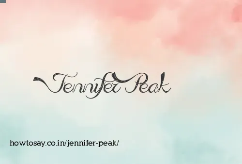 Jennifer Peak