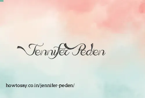 Jennifer Peden