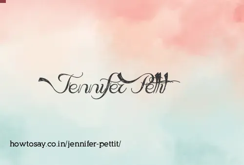 Jennifer Pettit