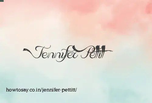 Jennifer Pettitt