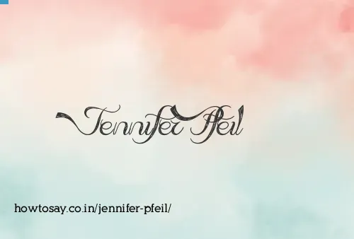 Jennifer Pfeil