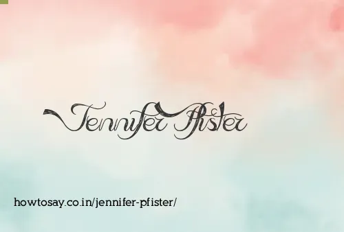 Jennifer Pfister