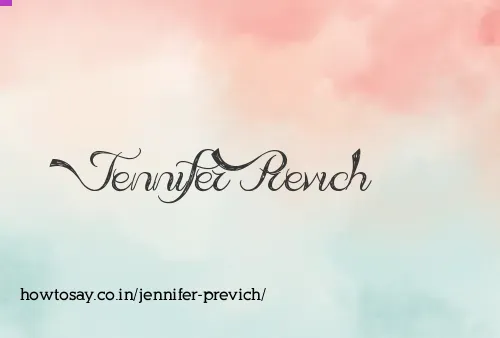 Jennifer Previch