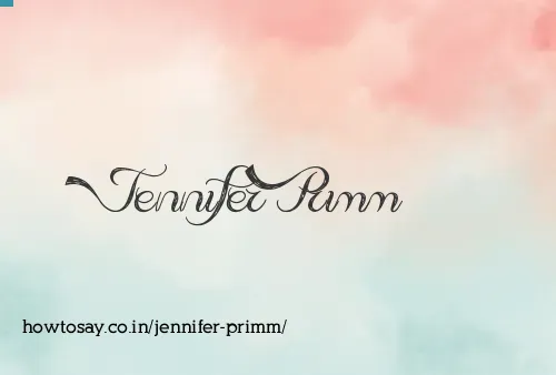 Jennifer Primm