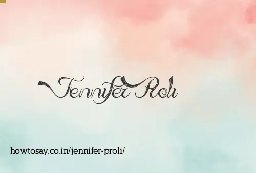 Jennifer Proli