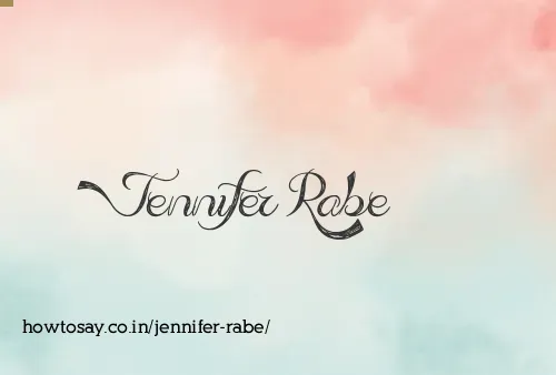 Jennifer Rabe