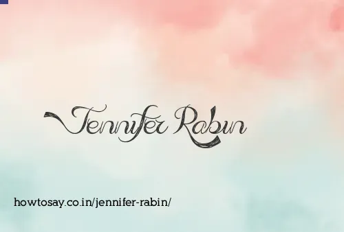 Jennifer Rabin