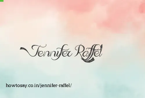 Jennifer Raffel