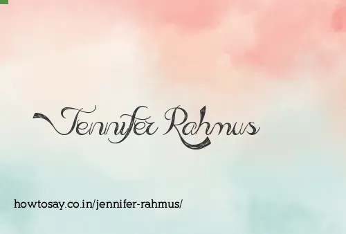 Jennifer Rahmus