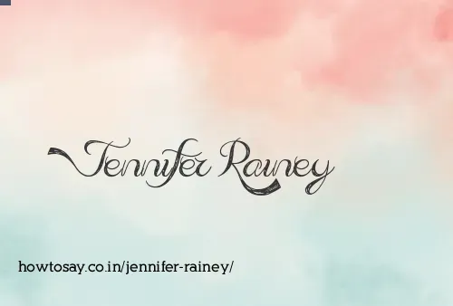 Jennifer Rainey