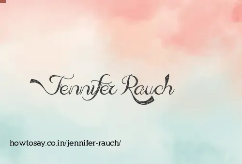 Jennifer Rauch