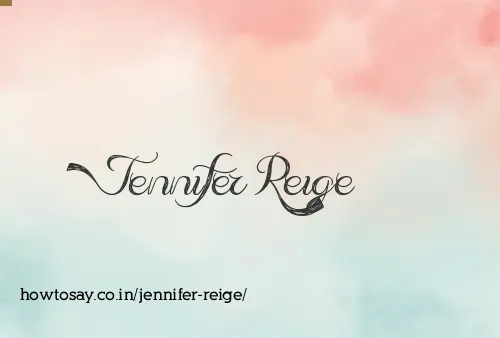 Jennifer Reige