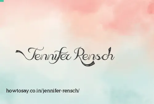 Jennifer Rensch
