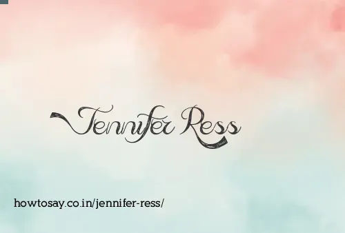 Jennifer Ress