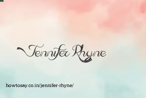 Jennifer Rhyne