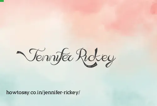 Jennifer Rickey