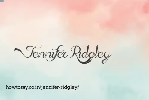 Jennifer Ridgley