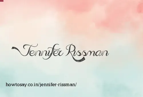 Jennifer Rissman