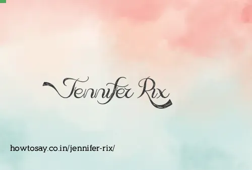 Jennifer Rix