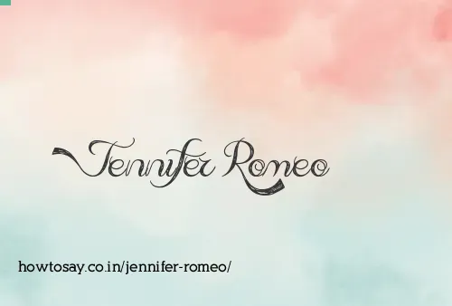 Jennifer Romeo