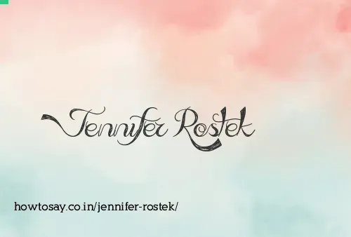 Jennifer Rostek