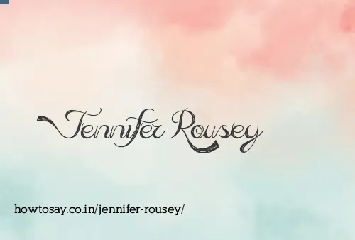 Jennifer Rousey