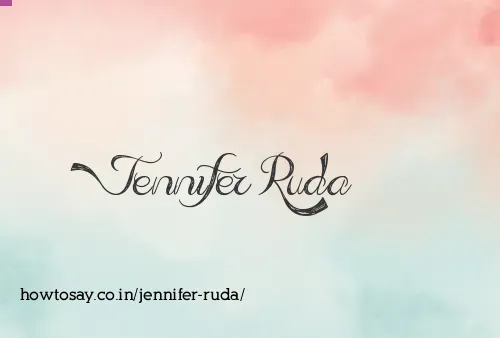 Jennifer Ruda