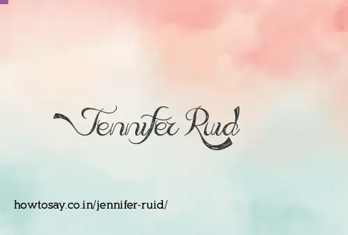 Jennifer Ruid