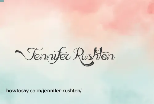 Jennifer Rushton