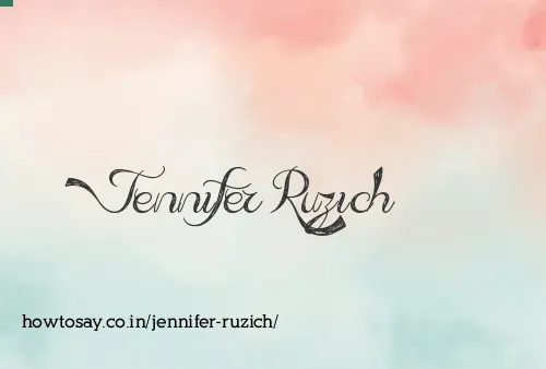 Jennifer Ruzich