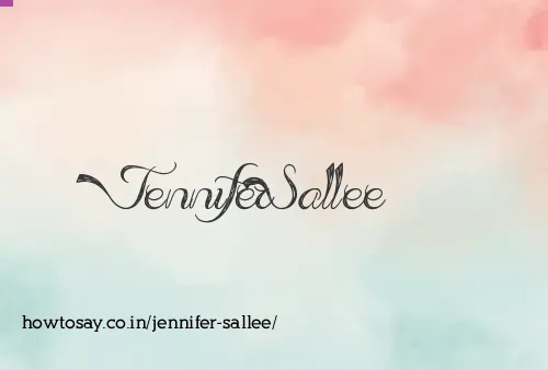 Jennifer Sallee