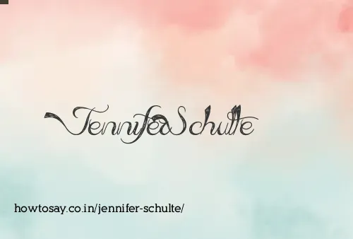 Jennifer Schulte