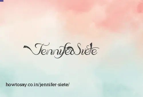 Jennifer Siete