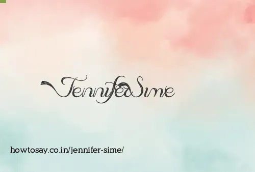 Jennifer Sime