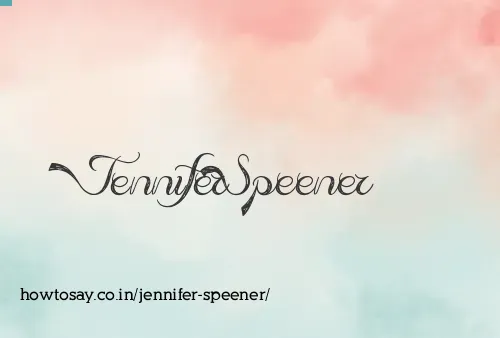 Jennifer Speener