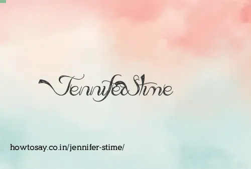 Jennifer Stime