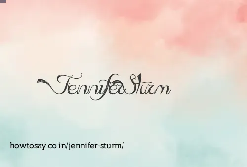 Jennifer Sturm