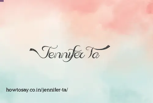 Jennifer Ta