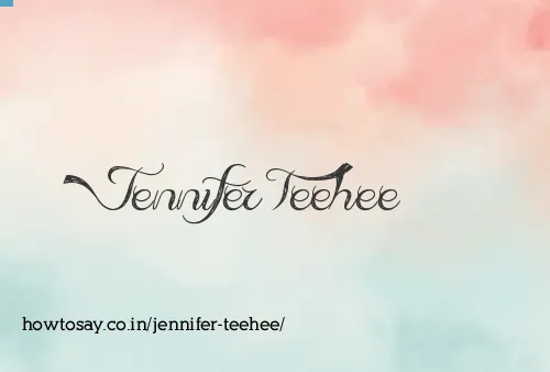Jennifer Teehee