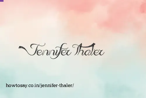Jennifer Thaler