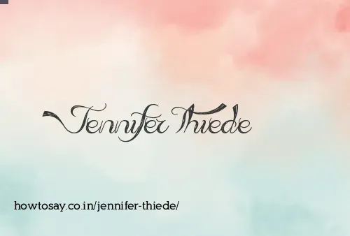 Jennifer Thiede