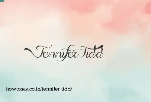 Jennifer Tidd