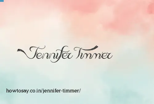Jennifer Timmer